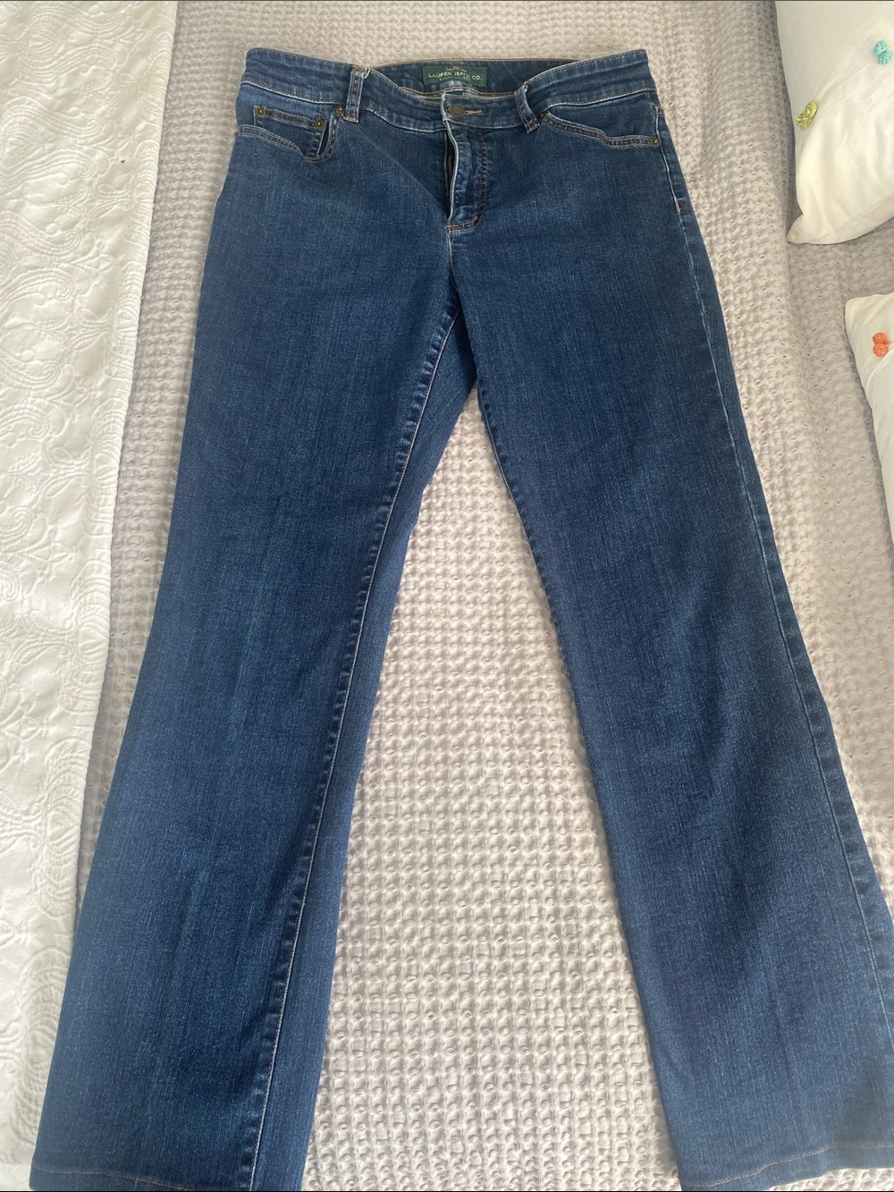 Lauren Ralph Lauren Dark Blue Straight Leg Jeans